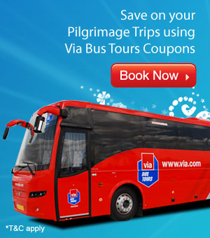 Buy Via Bus Tour Coupons Starting Rs.999